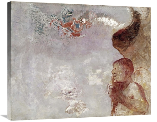 Global Gallery GCS-279554-36-142 36 in. Profile of a Man Art Print - O