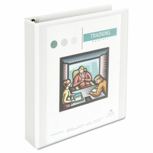 Universal 30770 Comfort Grip Round Ring View Binder- 1.5 in. Capacity-