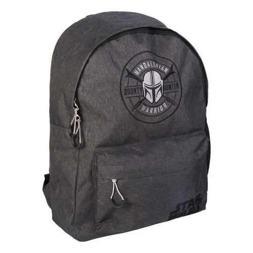 School Bag The Mandalorian Warrior Grey (31 x 44 x 16 cm)