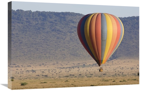 Global Gallery GCS-395818-2030-142 20 x 30 in. Hot Air Balloon Over Sa