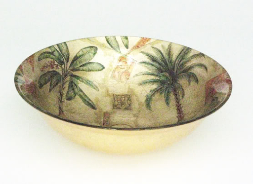 Belco OS 507 11" x 4" Palm Tree Bowl