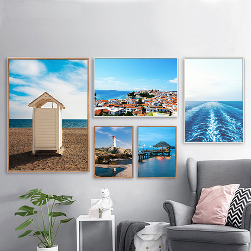 Nordic Poster Landscape Canvas