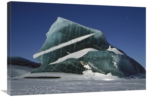 Global Gallery GCS-453513-2436-142 24 x 36 in. Iceberg Trapped in Sea 