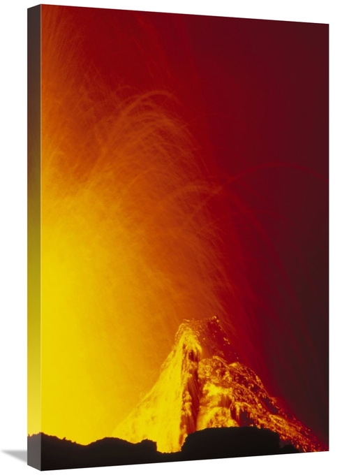 Global Gallery GCS-451144-2030-142 20 x 30 in. Spatter Cone & Lava Fou