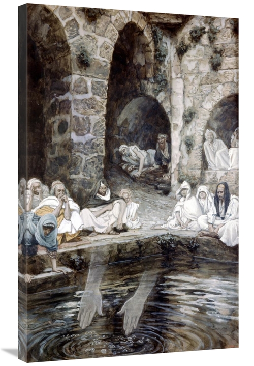 Global Gallery GCS-280468-36-142 36 in. Pool of Bethesda Art Print - J