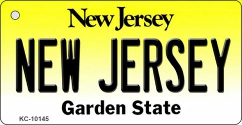 Smart Blonde KC-10145 1.5 x 3 in. New Jersey State License Plate Key C