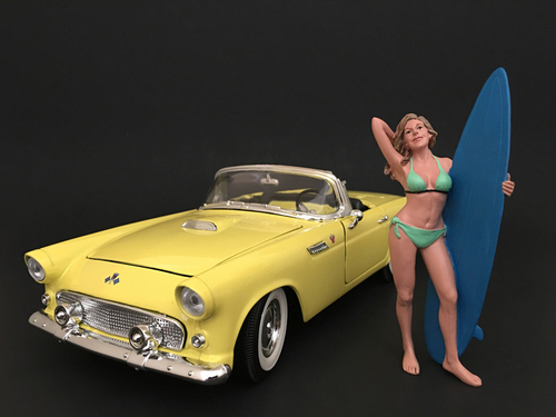 Surfer Paris Figure for 1/18 Scale Models by American Diorama