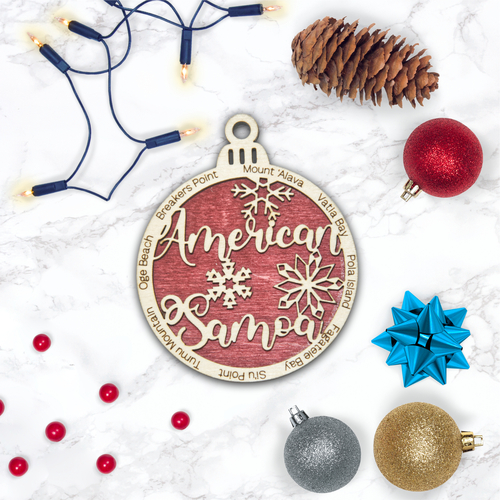 American Samoa National Park Christmas Ornament