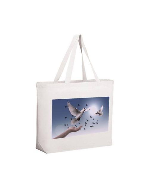 Doves FLying  Tote Bag Grocery Beach bag