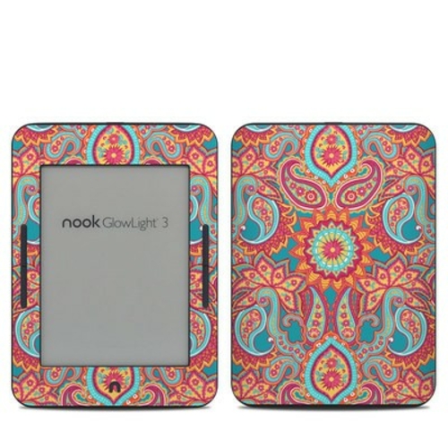 DecalGirl NGL3-CARNIVALPAISLEY Barnes & Noble Nook GlowLight 3 Skin - 