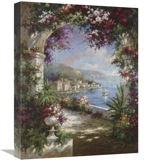 Global Gallery GCS-121149-1620-142 16 x 20 in. Floral Vista Art Print 