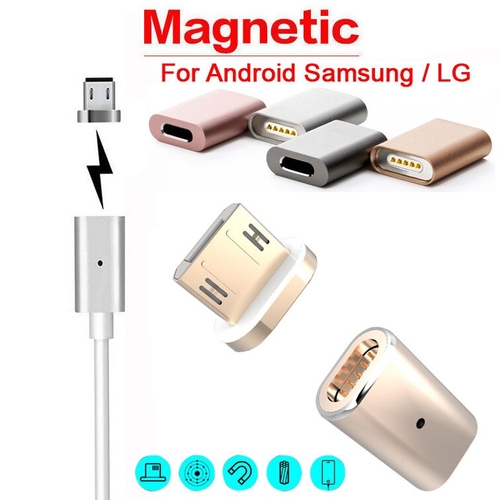 Hot Micro USB Magnetic Adapter Charger Cable Metal