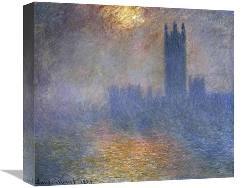 Global Gallery GCS-278680-16-142 16 in. London Parliament - Patch of S