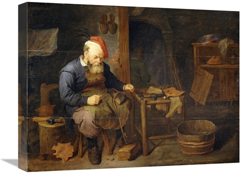 Global Gallery GCS-267222-22-142 22 in. A Cobbler Art Print - David Ry