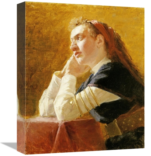 Global Gallery GCS-267156-16-142 16 in. Portrait of a Young Woman Art 