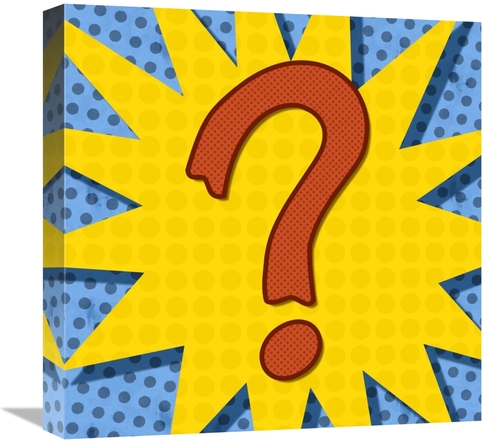 Global Gallery GCS-388383-1818-142 18 x 18 in. Word Power - Question A