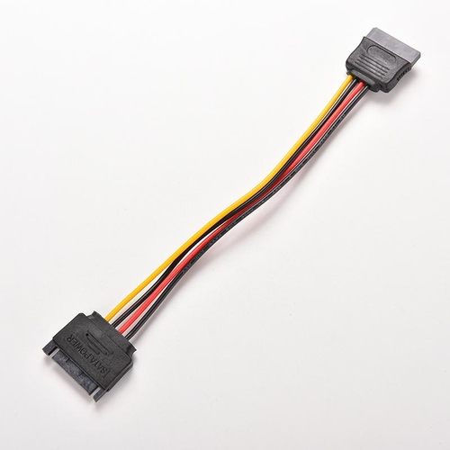 1PC 15 Pin SATA Male To Female Power Cable