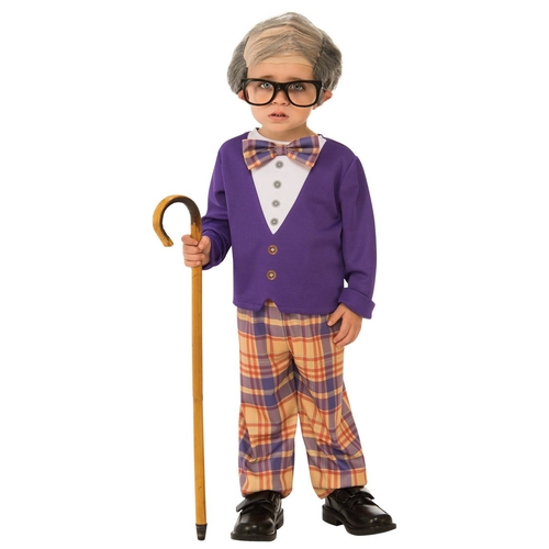 Rubies 278693 Halloween Boys Little Old Man Costume - Small
