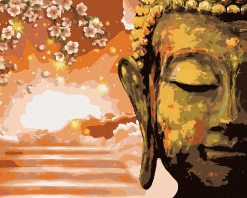 Paint by Numbers - BUDDHA AND A TREE