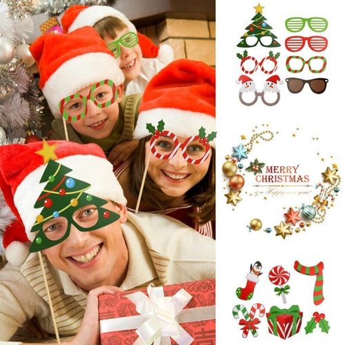 50PCs/Set Hot Sales Christmas Photo Booth