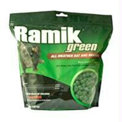Neogen Rodenticide Ramik Green Nuggets Pouch 4 Poun003-116336