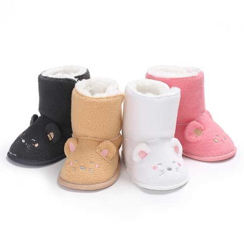 Lovely Baby Cute Cartoon Baby Boots Winter Warm