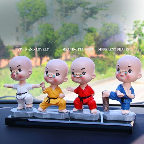 Resin Miniature Kungfu Small Monk Craft