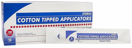 Cotton Tipped Applicators 6 inch. Case of 2000 Cotton Swabs. Tipped