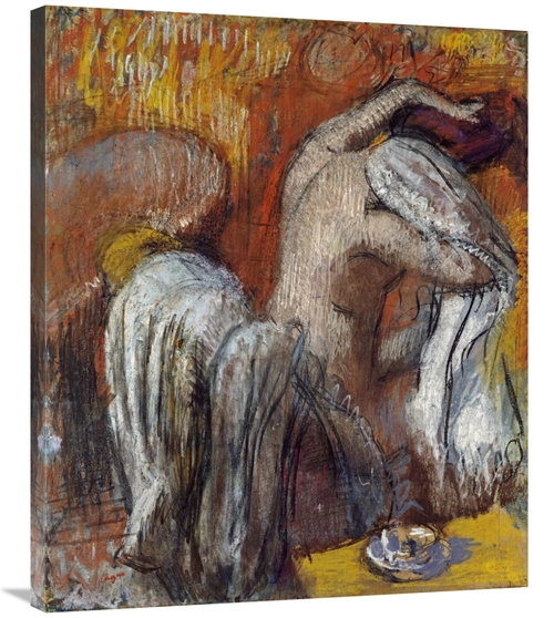 Global Gallery GCS-266206-36-142 36 in. Woman Drying Herself Art Print