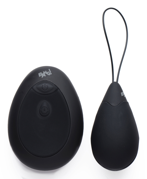 Bang - 10x Silicone Vibrating Egg - Black