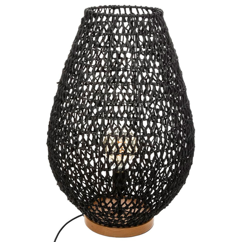 Floor Lamp Atmosphera Tressé Black (55,5 x 37,5 cm)