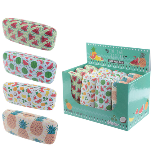 Fun Tropical Fruit Design Sunglasses Case