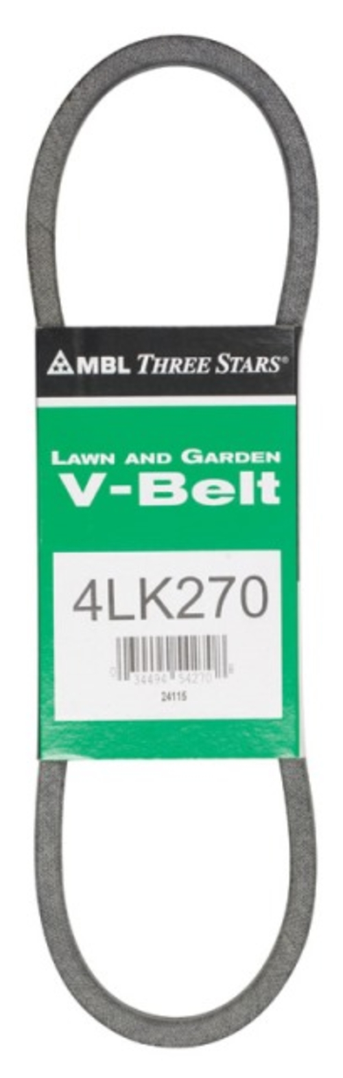 MBL 4LK270A Lawn & Garden V-Belt  0.5 x 27 in.