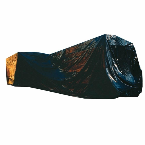 Roll of Polyethylene Tarp 10 ft x 100 ft. Ultra Thick Black Low