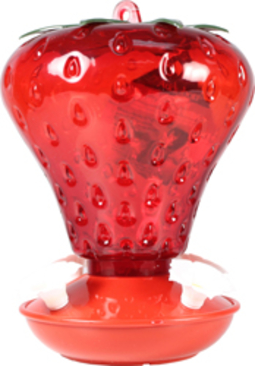 Audubon-woodlink 991010 Strawberry Hummingbird Feeder 40 Oz.- Red