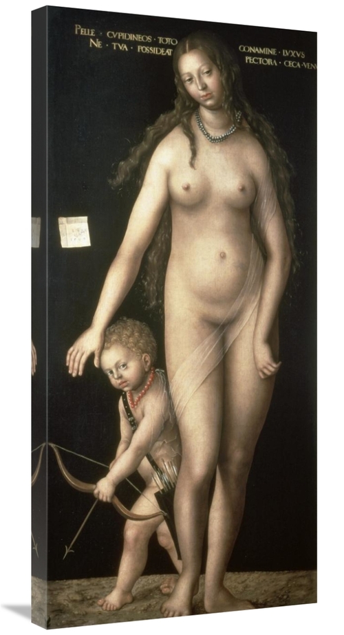 Global Gallery GCS-277148-36-142 36 in. Venus & Amor Art Print - Lucas