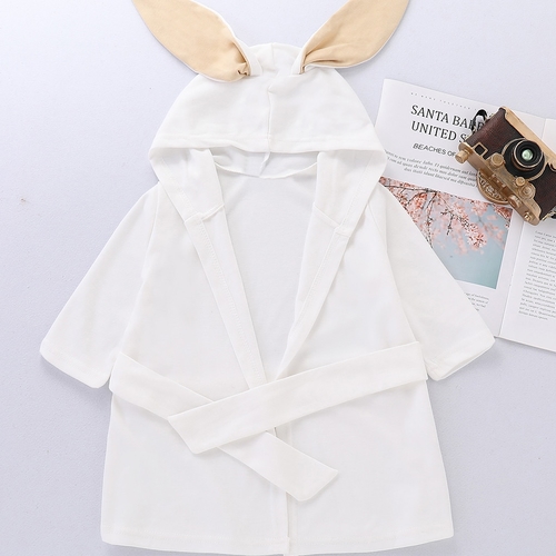 Boys and Girls long sleeved solid color hooded