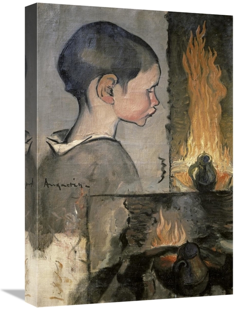 Global Gallery GCS-281664-22-142 22 in. Profile of a Child - Profil D 