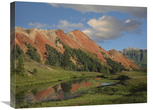 Global Gallery GCS-396144-1824-142 18 x 24 in. Red Mountain, Gray 