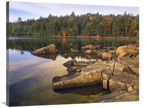 Global Gallery GCS-396107-3040-142 30 x 40 in. Eagle Lake, Acadia 