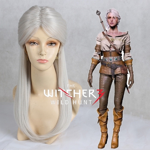 Spocket Dropship The Witcher 3 Wild Hunt Ciri Cosplay Wig Long