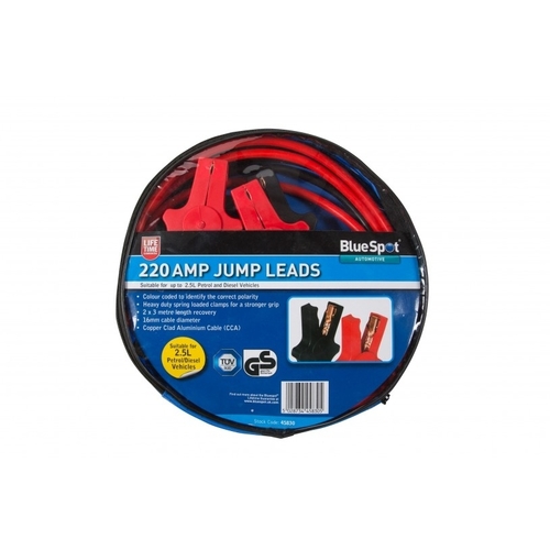 BlueSpot 220 Amp Jump Leads