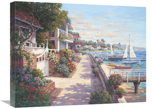 Global Gallery GCS-112221-1824-142 18 x 24 in. Private Harbor Art Prin