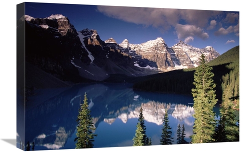 Global Gallery GCS-395733-1624-142 16 x 24 in. Wenkchemna Peaks & Mora