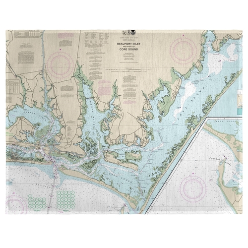 Betsy Drake PM11545 Beaufort Inlet & Part of Core Sound, NC Nautic