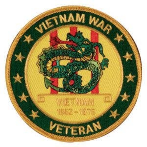 3 Inch Cloth  Patch Vietnam War Veteran