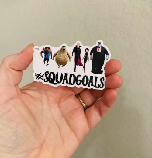 HT squad goals-Hotel Transylvania Sticker/Magnet