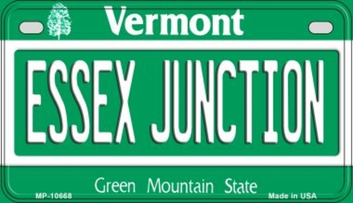Smart Blonde MP-10668 7 x 4 in. Essex Junction Vermont Novelty Metal M