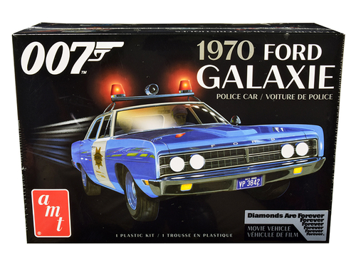 Skill 2 Model Kit 1970 Ford Galaxie Police Car \Las Vegas Metropolitan