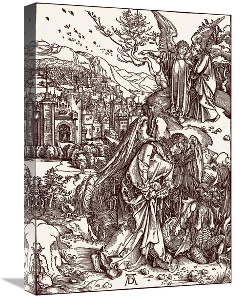 Global Gallery GCS-277449-22-142 22 in. The New Jerusalem & the Bottom